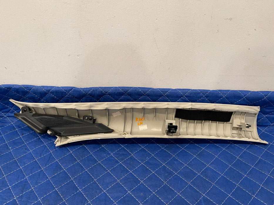 2017 INFINITI Q50 RED SPORT FRONT LEFT & RIGHT A PILLAR TRIM PANELS OEM