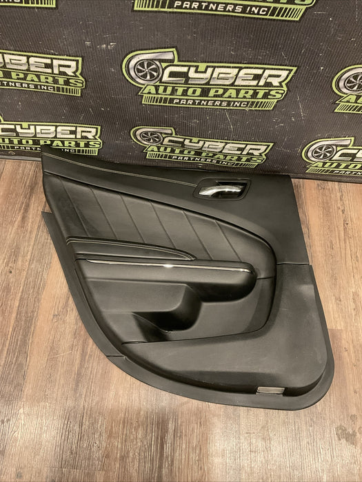 2015-2021 DODGE CHARGER HELLCAT REAR LEFT DRIVER DOOR PANEL COMPLETE OEM