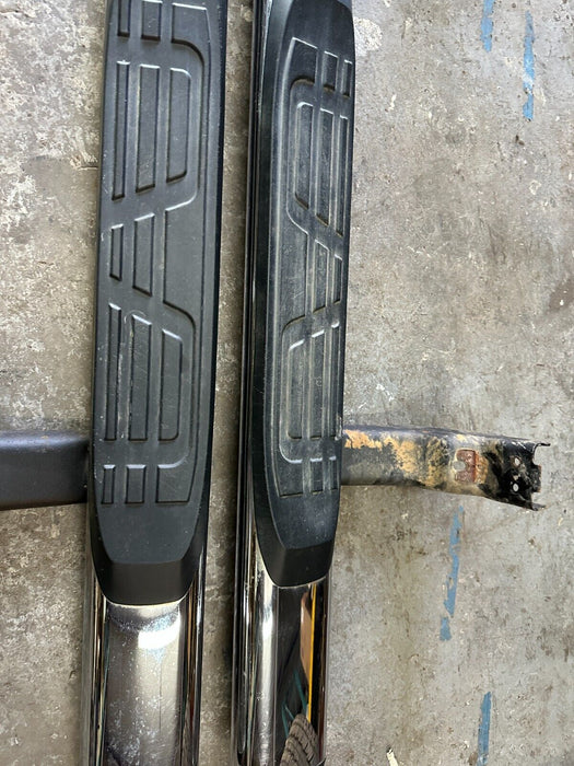 2016 2017 2018 NISSAN TITAN XD PRO-4X CREW CAB LEFT RIGHT STEPS RUNNING BOARDS