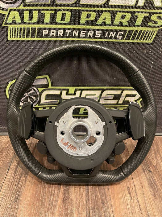 2017 2018 AUDI R8 PLUS STEERING WHEEL ASSEMBLY OEM GENUINE 20K MILES