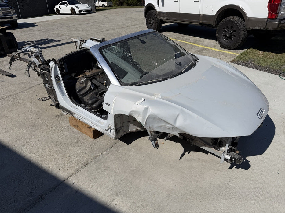 2017 2018 AUDI R8 CONVERTIBLE SPYDER BODY SHELL CHASSIS FRAME SUBFRAME