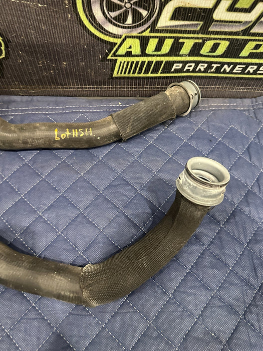 2014 PORSCHE 911 TURBO S LEFT UPPER LOWER RADIATOR COOLANT HOSE OEM
