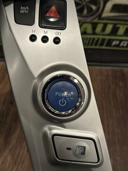 2014 TOYOTA PRIUS V ENGINE START STOP/ PARK BUTTON SWITCH BEZEL PANEL OEM *READ*