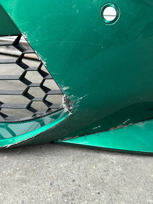 2024 BMW M3 M4 G80 G82 FRONT BUMPER OEMISLE OF MAN GREEN C4G *FLAWS 4-17, 19-21*
