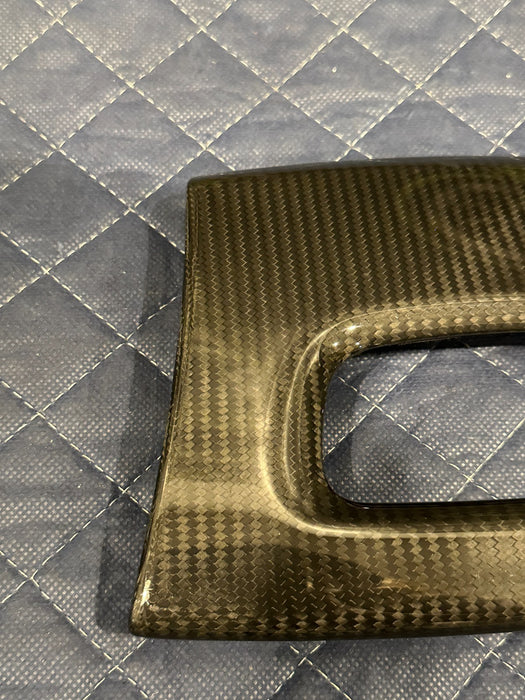 2012 AUDI R8 SPYDER LEFT DOOR CARBON FIBER TRIM PANEL OEM 423 868 091