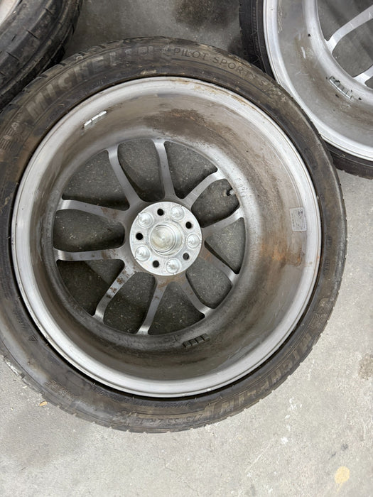 2024 BMW M3 G80 M4 G82 G8X BC FORGED WHEELS RIMS TIRES 5X112 *DAMAGE*