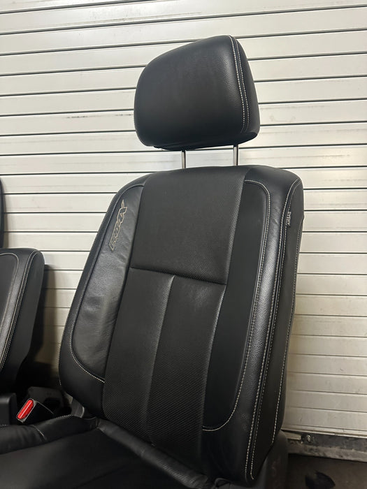2016-2019 NISSAN TITAN PRO-4X BLACK INTERIOR SEATS CENTER CONSOLE DOOR PANELS