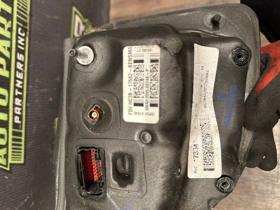 2017-2022 FORD F250 F350 F450 PASSENGER RIGHT TOW MIRROR BLISS OEM ~FIRE DAMAGE~