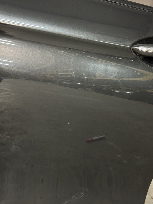 2011 BMW 550i F10 5 SERIES FRONT LEFT DOOR GRAPHITE METALLIC (A90)~MINOR DENT~