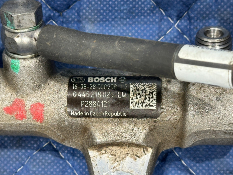 2016 NISSAN TITAN XD CUMMINS 5.0L DIESEL FUEL RAIL DISTRIBUTOR PIPE OEM 2884121