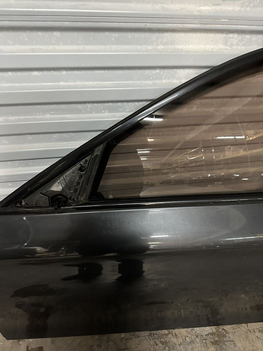 2011 BMW 550i F10 5 SERIES FRONT LEFT DOOR GRAPHITE METALLIC (A90)~MINOR DENT~