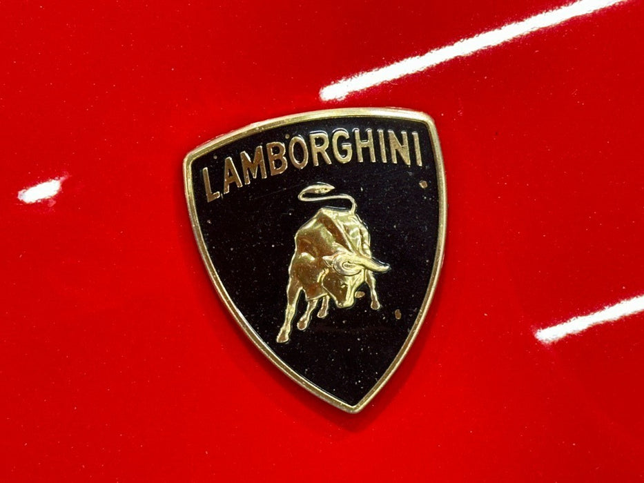 Lamborghini Aventador Huracan Urus Hood Emblem Genuine OEM Badge *WEAR*