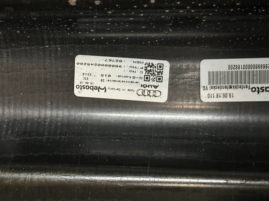 2017 2018 AUDI R8 SPYDER PLUS CONVERTIBLE SOFT TOP ENGINE LID CARBON FIBER OEM