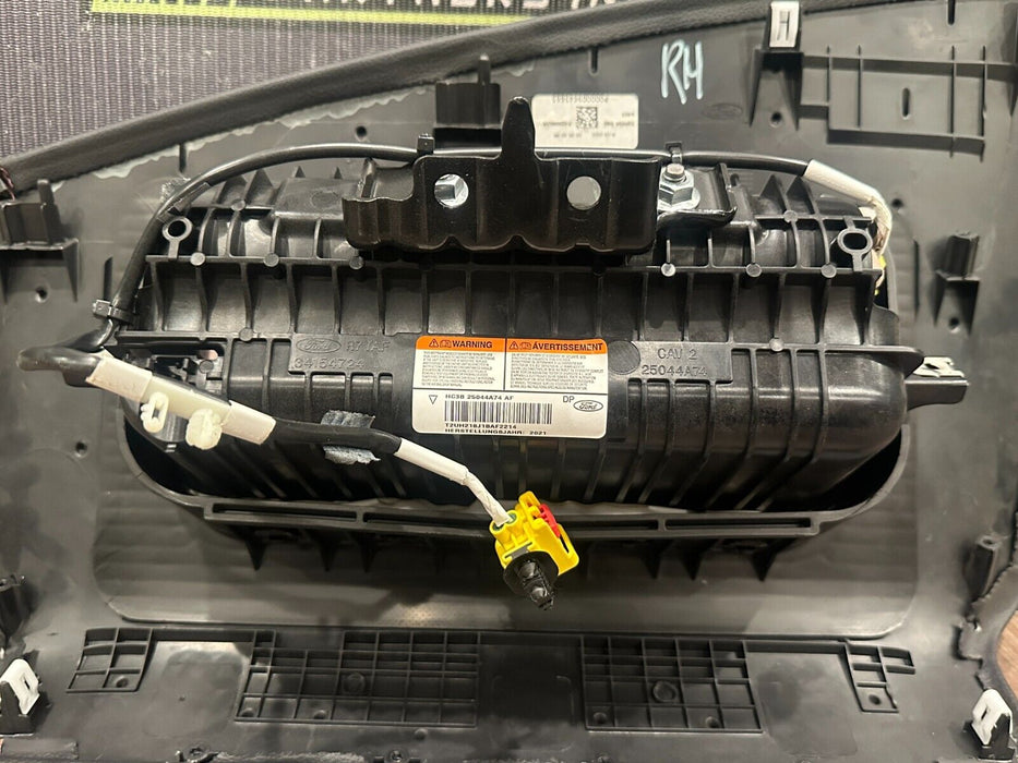 2017-2019 FORD F250 F350 PASSENGER RIGHT DASH TOPPER PAD COVER BROWN STITCH OEM