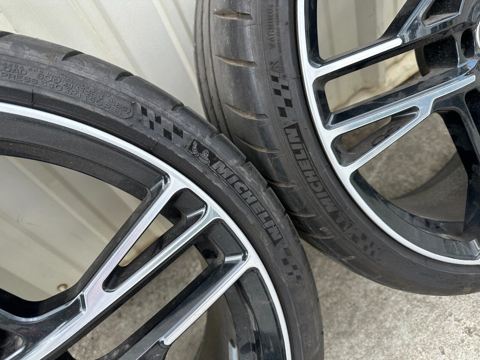 2021 AUDI R8 PERFORMANCE AWD FRONT WHEELS RIMS TIRES OEM GENEUINE 20X8.5