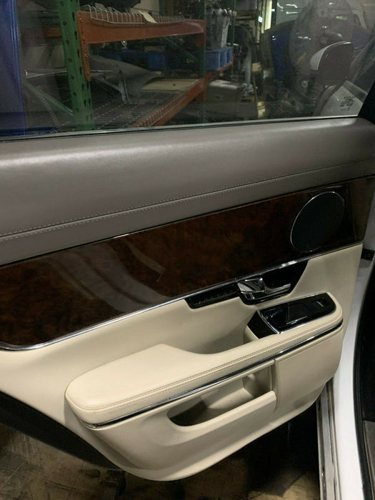 2011 JAGUAR XJ REAR LEFT DOOR COMPLETE WHITE