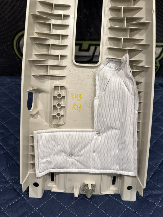 2020 FORD F250 F350 F450 LIMITED LEFT & RIGHT UPPER B PILLAR TRIMS ~SCRATCHES~