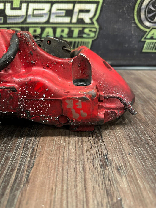 2021 AUDI R8 FRONT RIGHT RED CARBON CERAMIC BRAKE CALIPER OEM *PAINT CHIPS/READ*