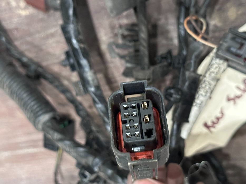 2015 JAGUAR F TYPE R REAR SUBFRAME WIRING HARNESS EX53 9L468 HB OEM