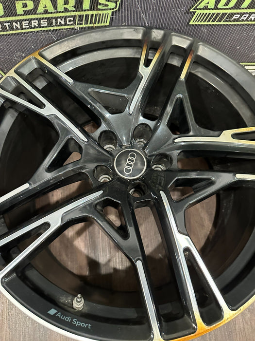 2021 AUDI R8 REAR WHEEL RIM OEM GENEUINE 20X11 4S0 601 025 AJ ~MINOR BURN WEAR~