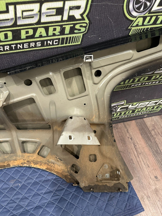 2014 AUDI R8 RIGHT PASSENGER SIDE REAR QUARTER PANEL BLACK PANTER CRYSTAL OEM