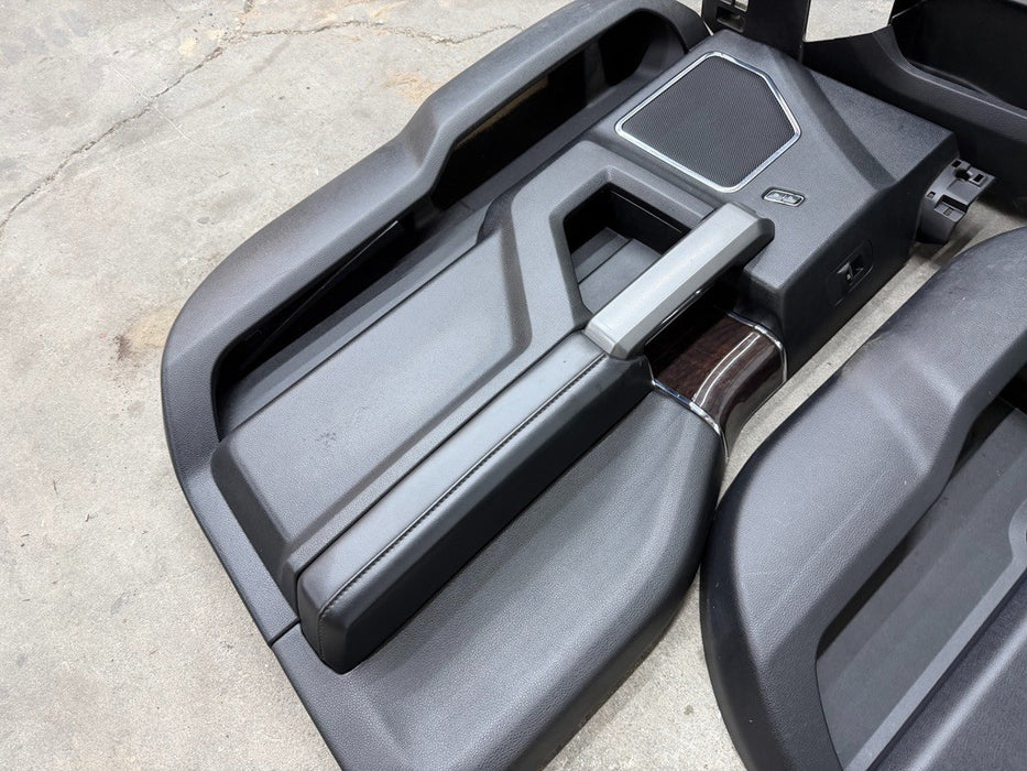 2017 2018 2019 FORD F250 F350 F450 PLATINUM INTERIOR SEATS CENTER CONSOLE PANELS
