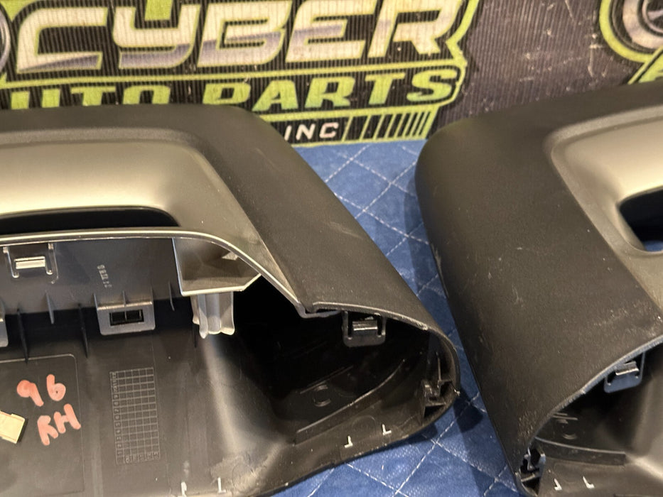 2010 NISSAN 370Z CONVERTIBLE REAR RIGHT LEFT SIDE ROLL BAR HOOP COVER TRIM OEM