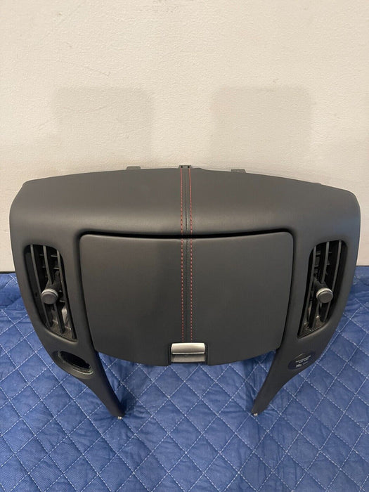 2014 NISSAN 370Z NISMO RED STITCH CENTER DASH AC A/C RADIO SURROUND BEZEL OEM