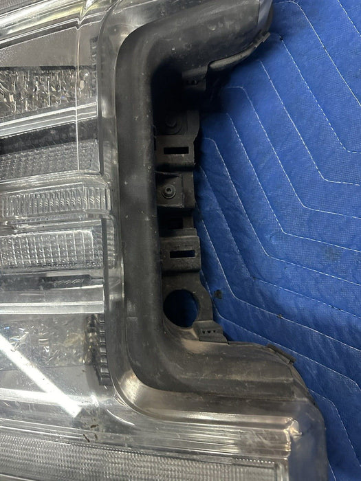 2017-2019 FORD F350 F450 PASSENGER LED HEADLIGHT OEM (READ) BROKEN TABS/SCUFFS