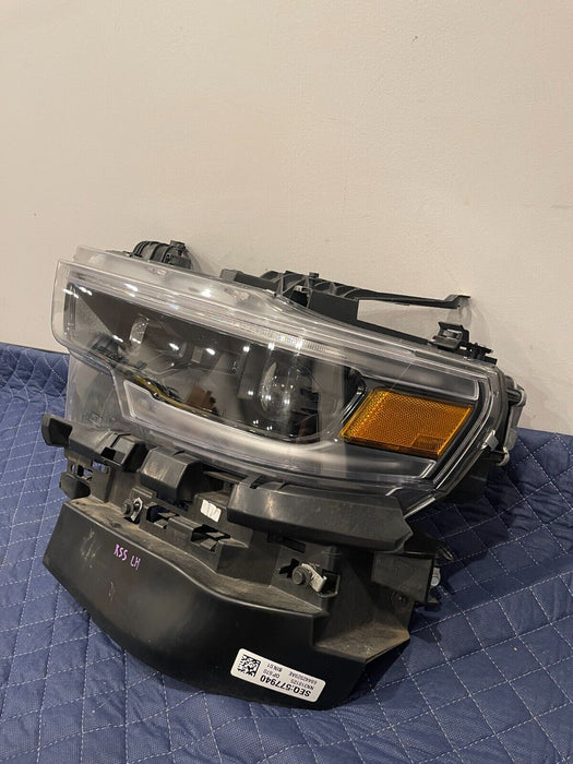 2022 RAM 1500 TRX 6.2L DRIVER LEFT LED HEADLIGHT W BRACKET OEM