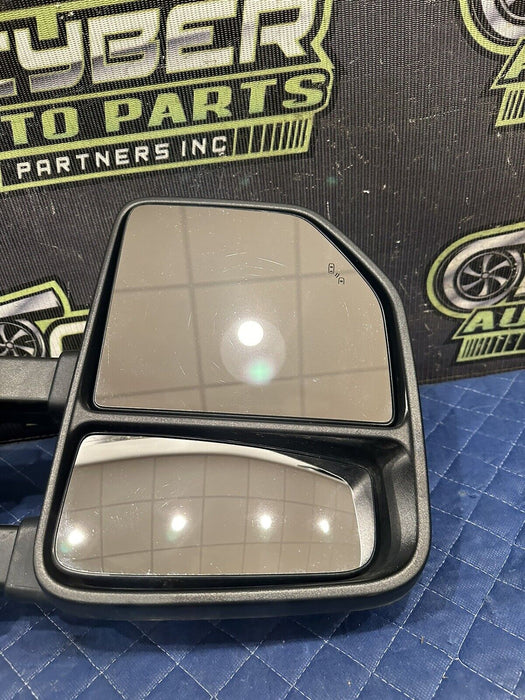 2017-2019 FORD F250 F350 RIGHT PASSENGER DOOR MIRROR FULLY LOADED W/O CAMERA OEM