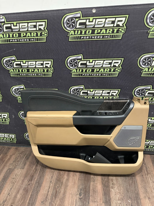 2023 2024 FORD F250 F350 F450 LARIAT FRONT LEFT DRIVER DOOR PANEL OEM