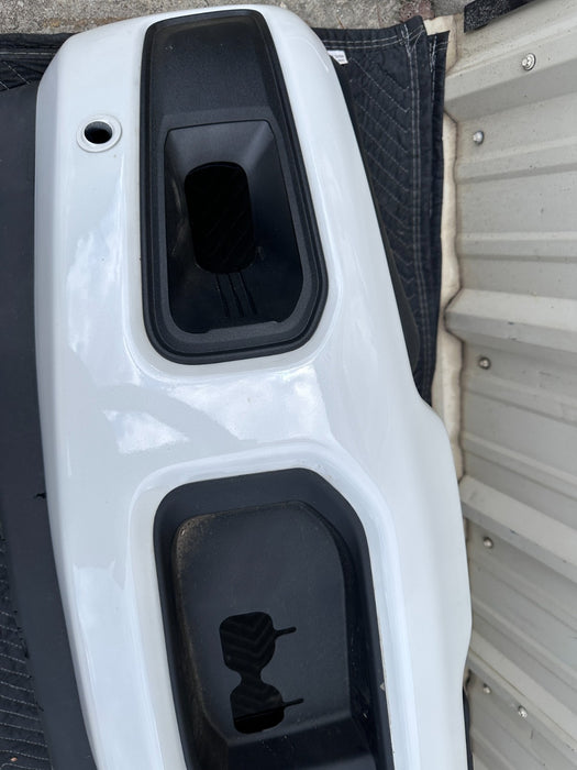 2023 2024 2025 FORD F250 F350 FRONT BUMPER ASSEMBLY STAR WHITE OEM PAINT SCUFFS