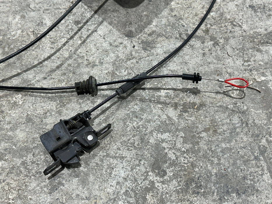 2017 AUDI R8 FRONT HOOD FRUNK RELEASE CABLE ASSEMBLY OEM