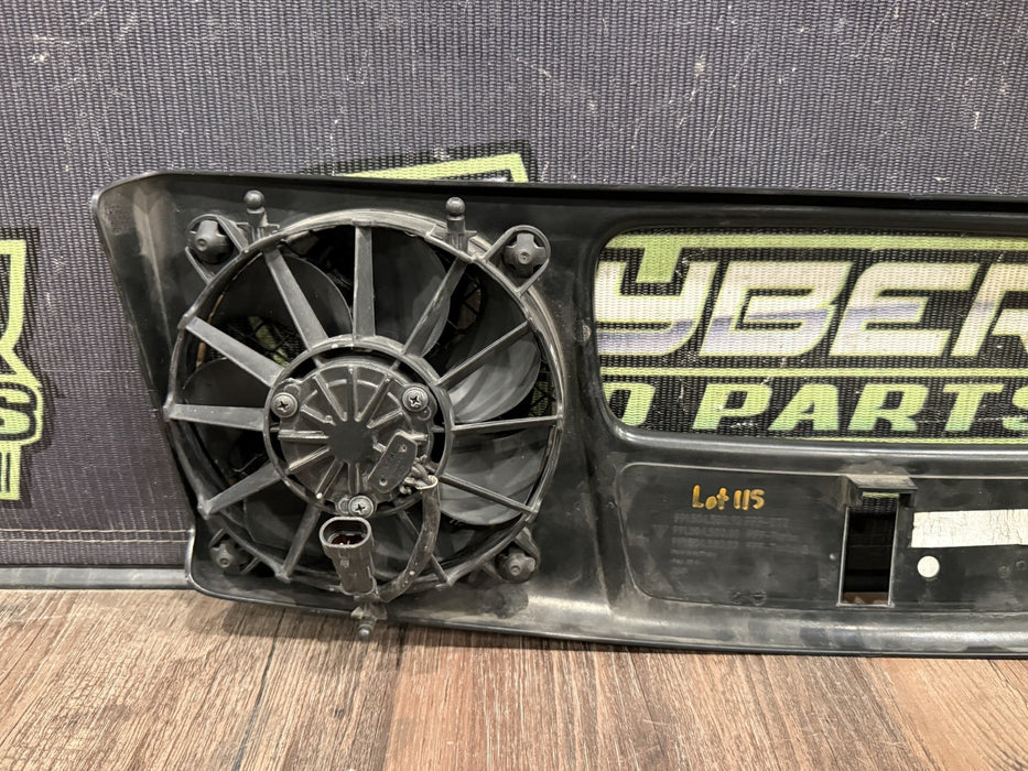 2014 PORSCHE 911 TURBO S 991 REAR ENGINE COOLING FAN ASSEMBLY OEM 99150458390