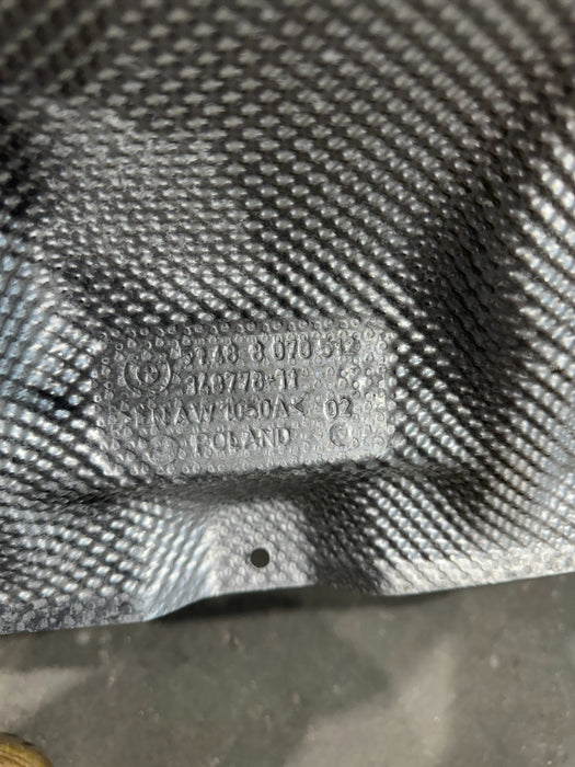 2024 BMW M3 M4 G80 G82 REAR EXHAUST HEAT SHIELD COVER OEM 8070512 8K MILES