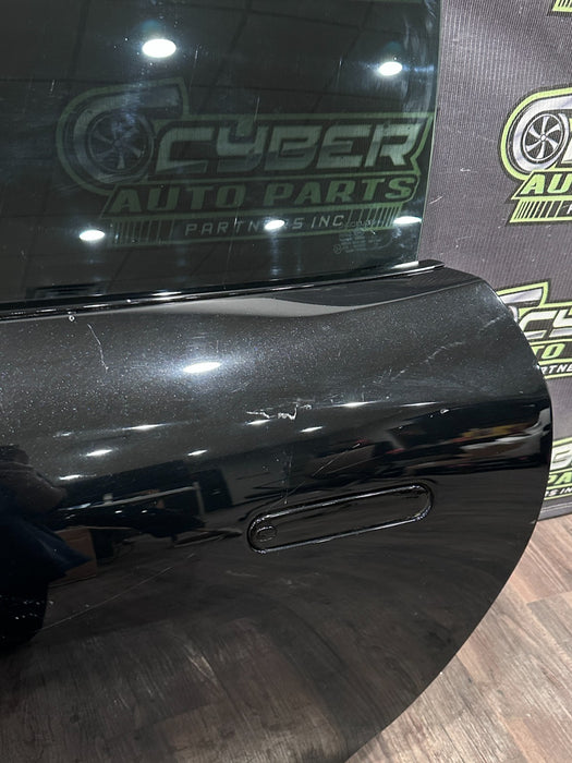 2015 JAGUAR F TYPE FRONT DRIVER LEFT BLACK DOOR SHELL OEM *FLAWS/READ*