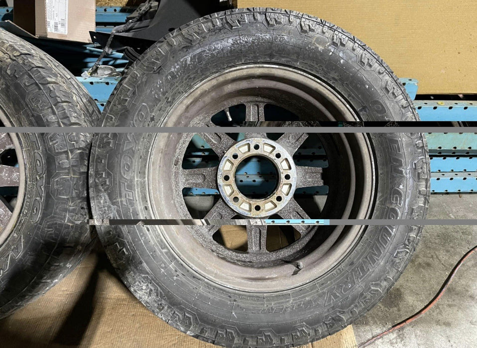 2017 2018 2019 FORD F350 F450 AFTERMARKET FUEL WHEELS RIMS ~TIRES ARE BAD~