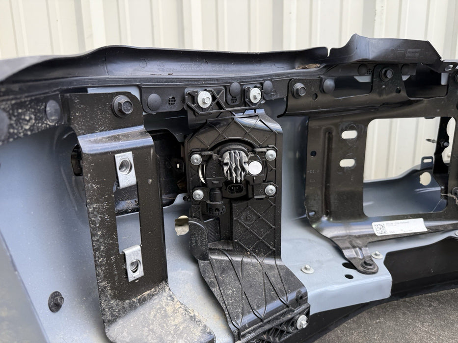 2023 2024 2025 FORD F450 PLATINUM FRONT BUMPER ASSEMBLY GLACIER GREY OEM