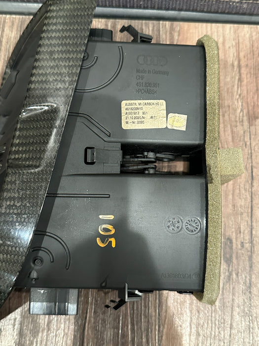 2021 AUDI R8 DASH DASHBOARD CARBON FIBER AIR VENT OEM *MINOR FLAWS #3/READ*