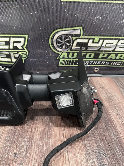 2017 NISSAN TITAN XD RESERVE LEFT CHROME MIRROR W CAMERA OEM 96302 EZ92A