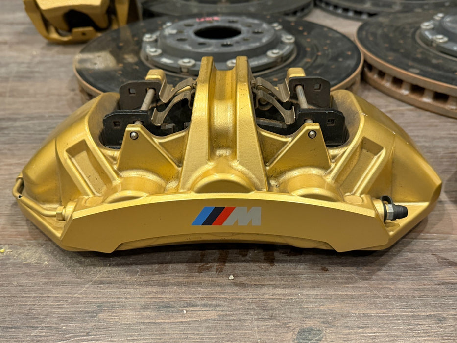 2024 BMW M3 M4 G80 G82 M CARBON CERAMIC BRAKES ROTORS CALIPERS FRONT REAR OEM 8K