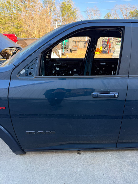 2021 RAM 2500 3500 DRIVER FRONT DOOR BLUE PAINT CODE - PPX 2019 2020 2021 2024