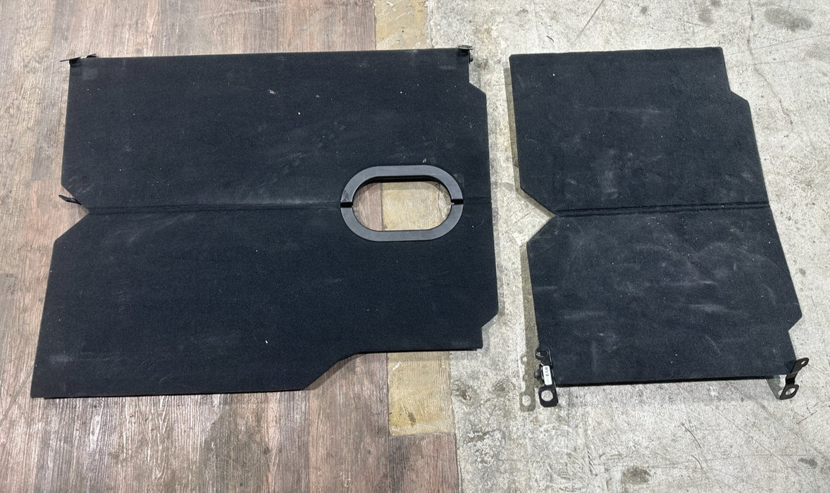2024 DODGE RAM 3500 LARAMIE BLACK CARPETED REAR UNDER SEAT STORAGE TRAYS OEM