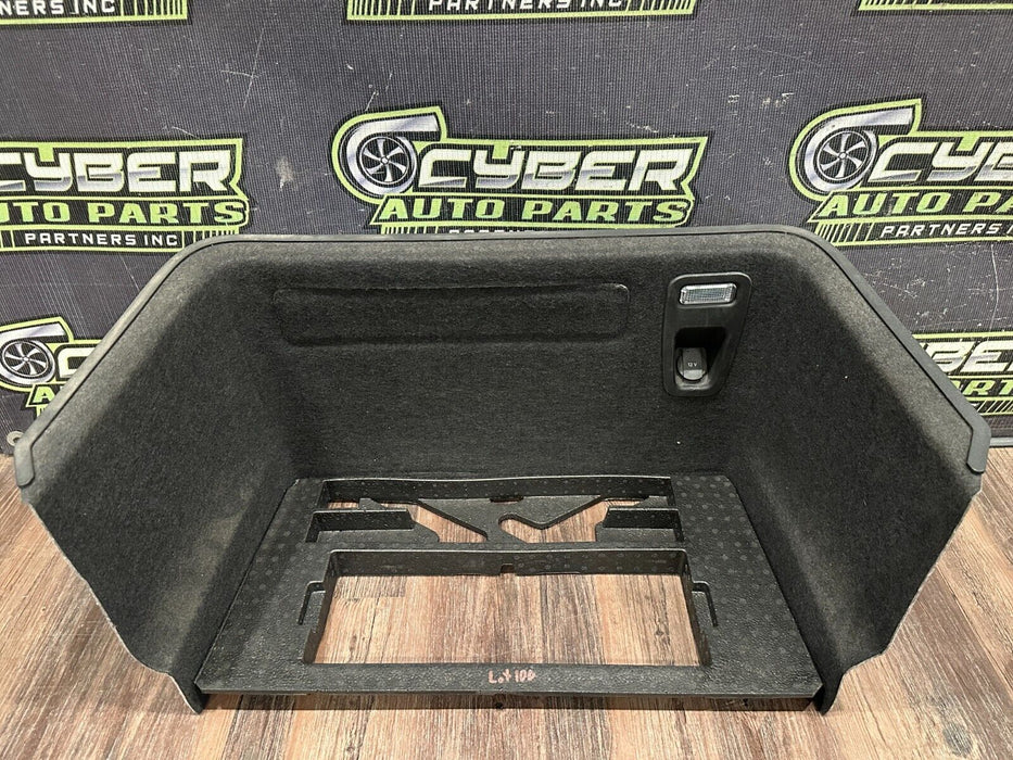 2017-18 AUDI R8 PLUS SPYDER FRONT FRUNK STORAGE COMPARTMENT ASSEMBLY OEM (4 PC)