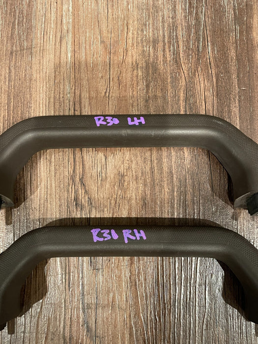 2017-2019 FORD F250 F350 KING RANCH LEFT RIGHT B PILLAR HANDLES OEM *MINOR WEAR*