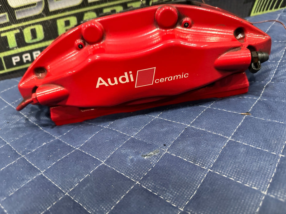 2021 AUDI R8 REAR RIGHT RED CARBON CERAMIC BRAKE CALIPER OEM ~READ!!~