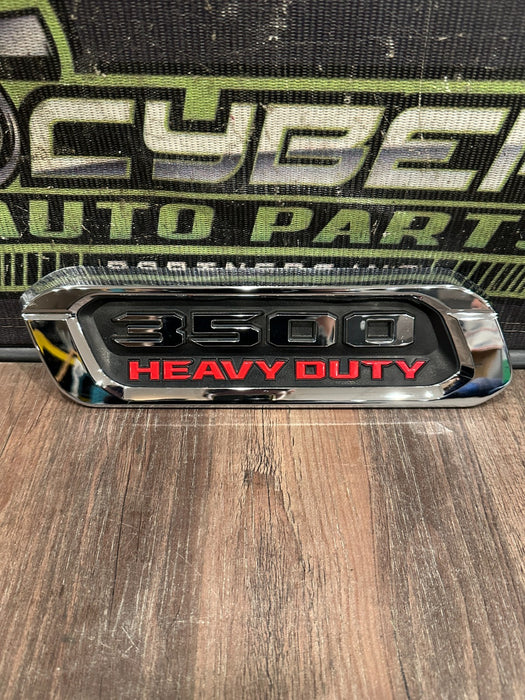 2022 DODGE RAM 3500 HEAVY DUTY LEFT FENDER EMBLEM BADGE OEM