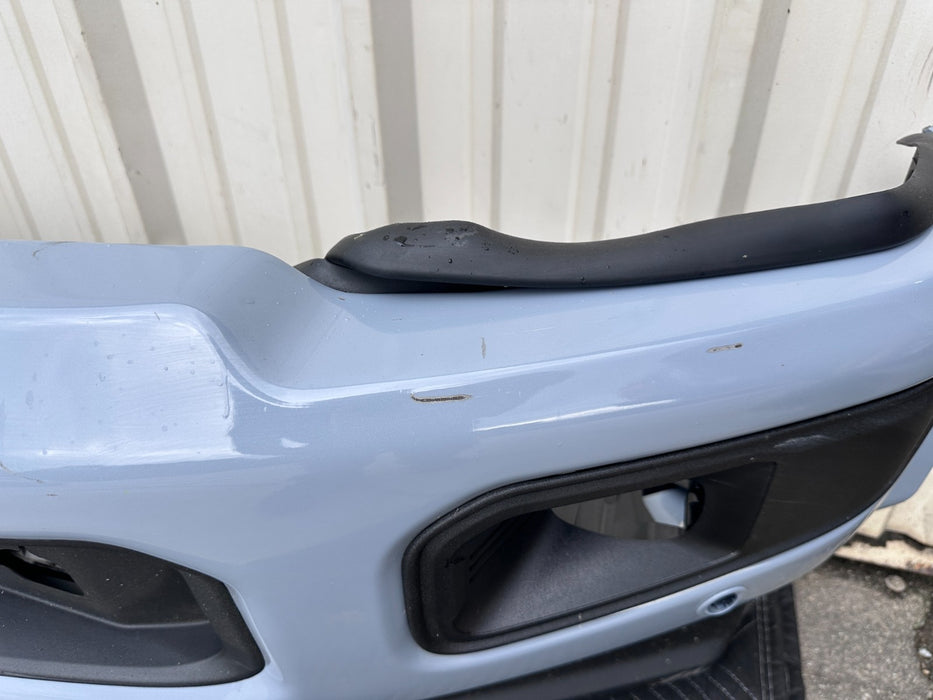 2023  2024 2025 FORD F450 FRONT BUMPER ASSEMBLY GLACIER GRAY~SCRATCHES~