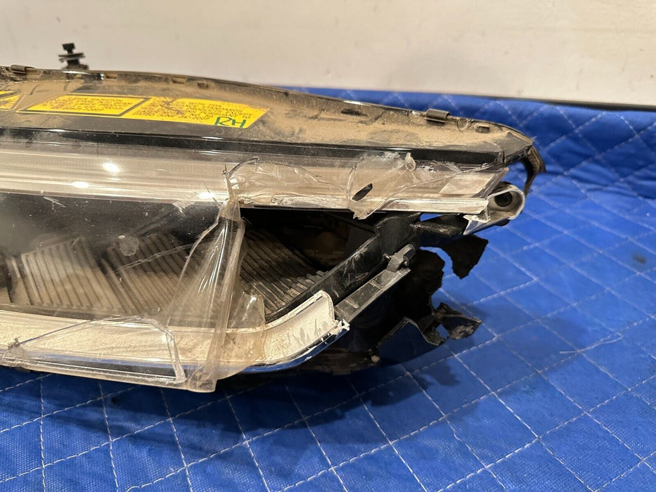 2018 AUDI R8 FRONT PASSENGER RIGHT LED HEADLIGHT OEM DAMAGED NO MODULES INCLUDED